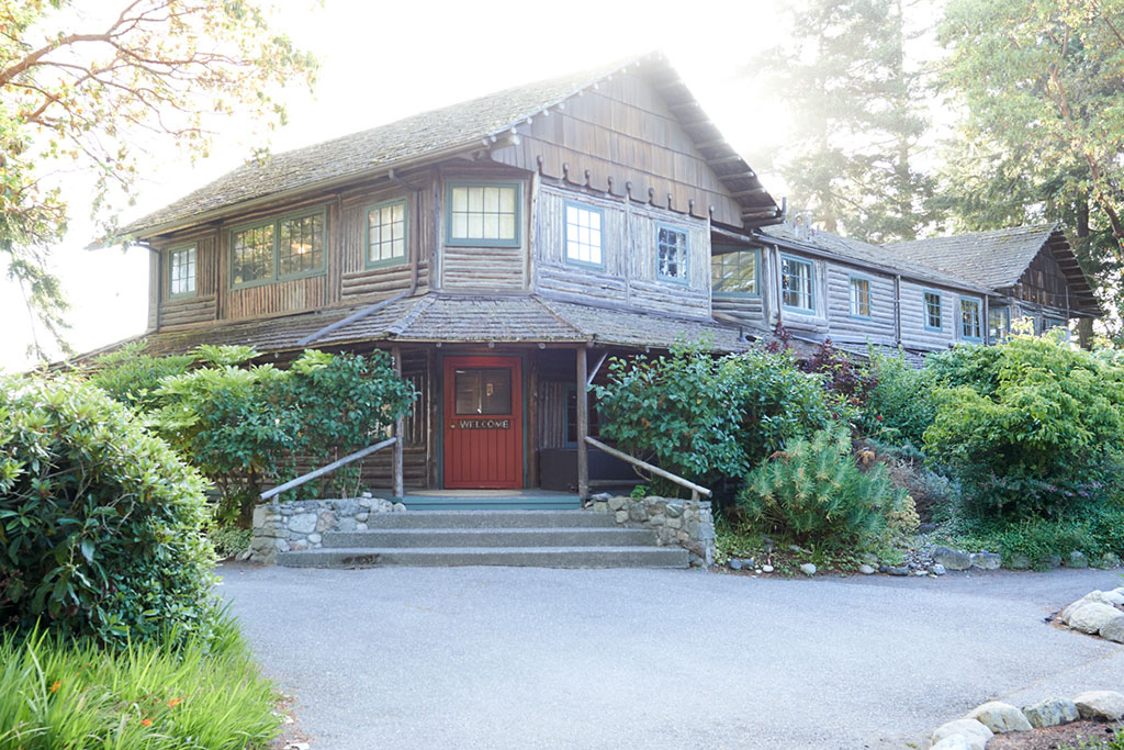 Exterior of Captain Whidbey Inn
