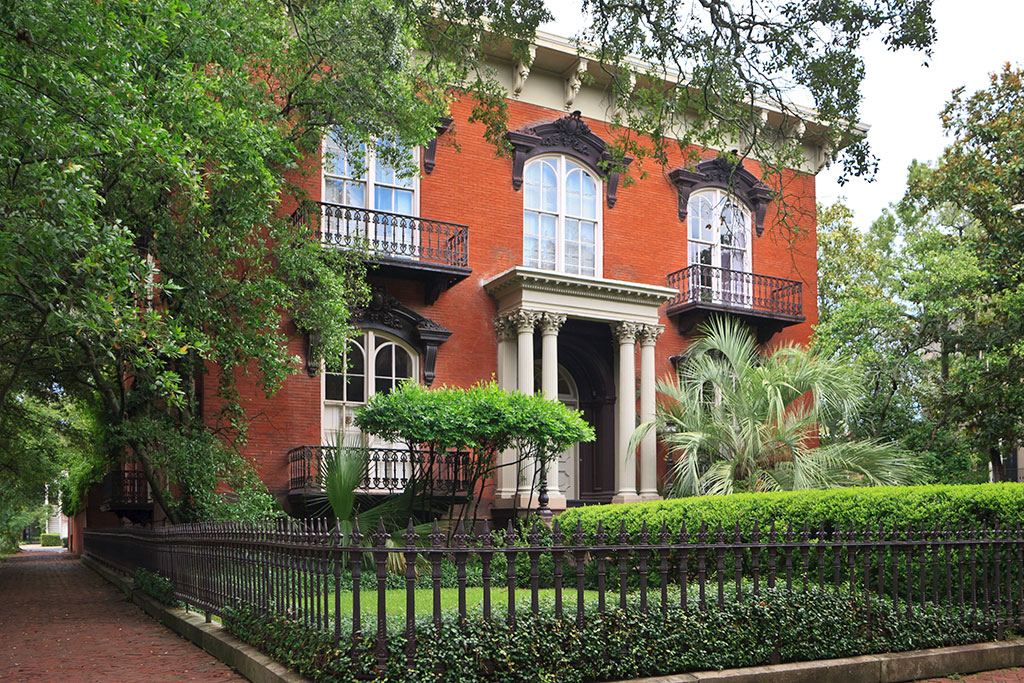 Historic home in Savannah, Georgia