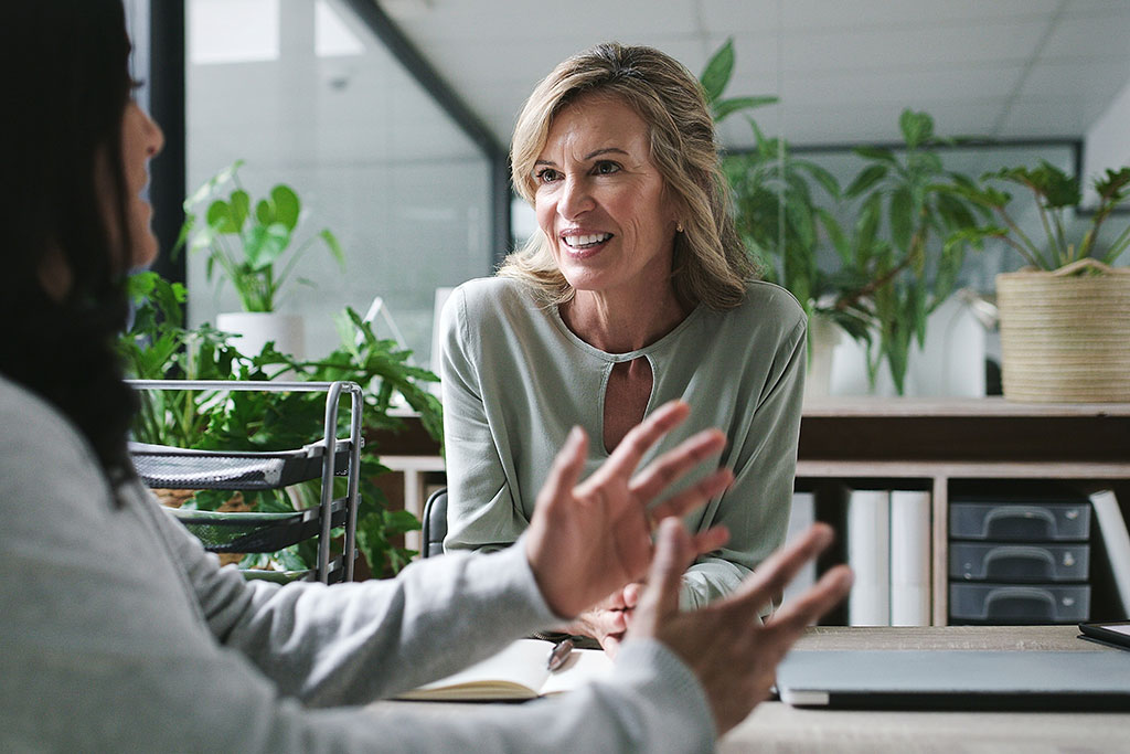 Business woman working