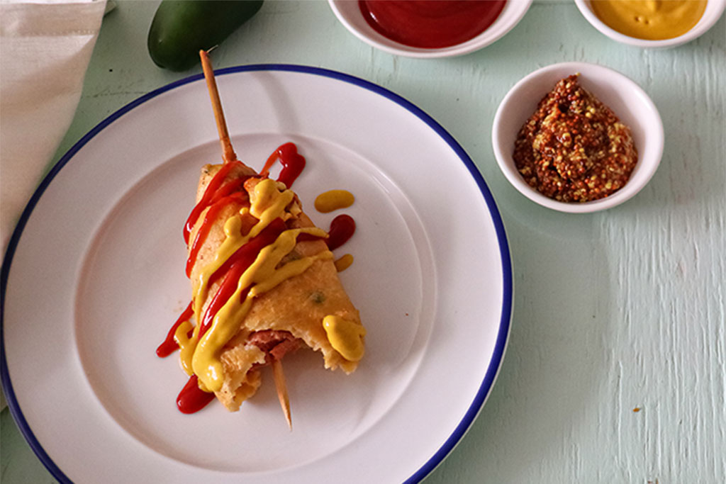 Jalapeño Popper Corn Dogs