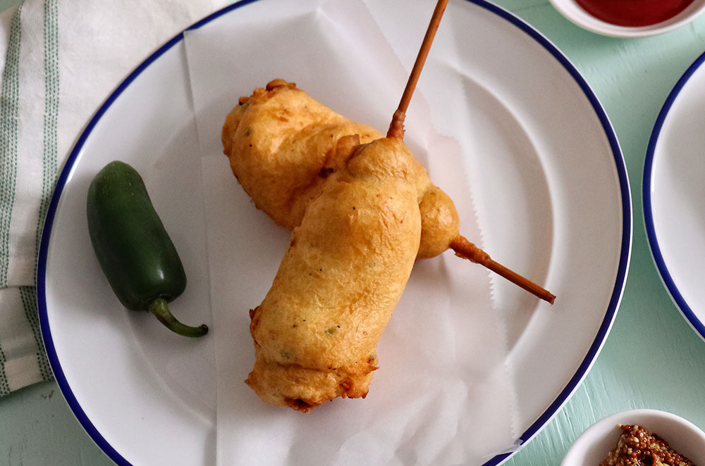 Jalapeño Popper Corn Dogs