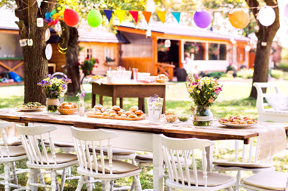 Backyard party