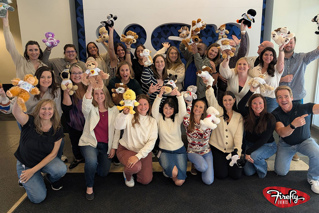 co-workers smiling for picture