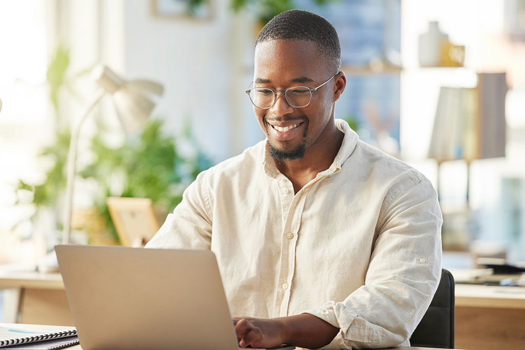 Business man working