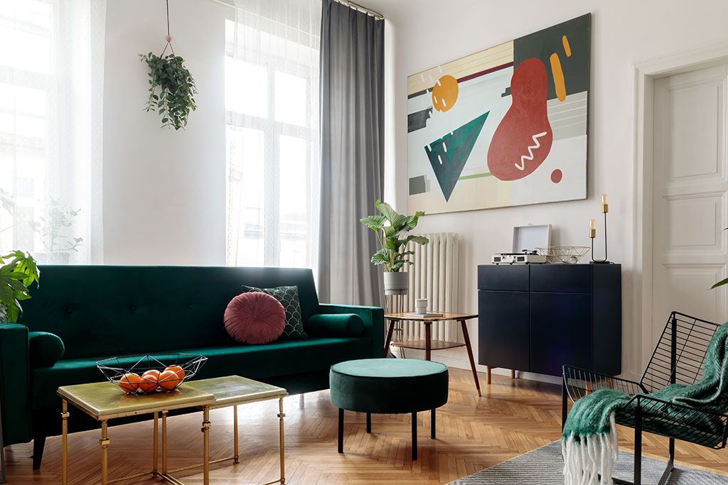 Interior of living room